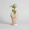 Florero de Madera Natural | Jarrones Decorativos Elegantes
